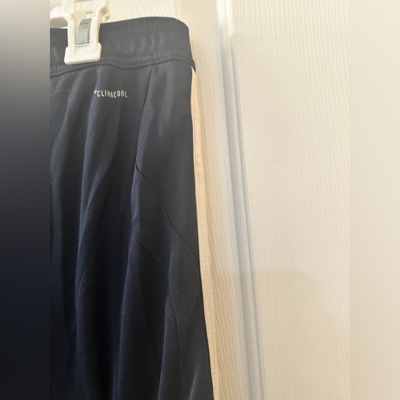 adidas Women's Sz M Navy 3 Striped Climacool Tiro Soccer Track Pants - Picture 7 of 7